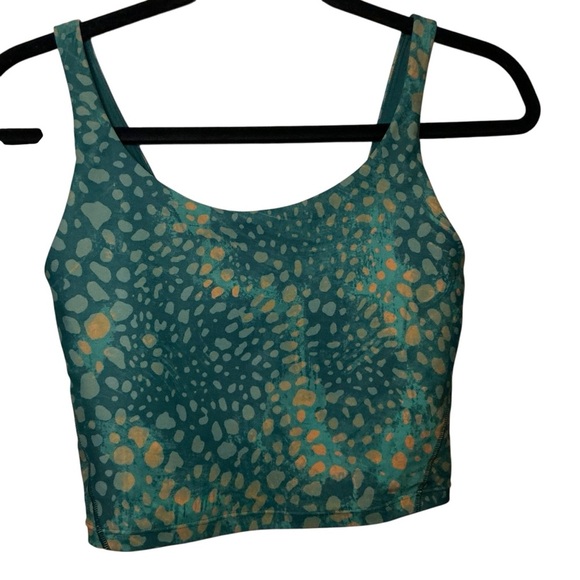 Old Navy Teal and Orange Printed Tank Top - Picture 2 of 4
